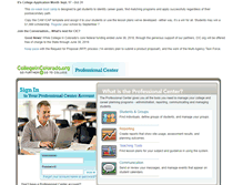 Tablet Screenshot of procenter.collegeincolorado.org